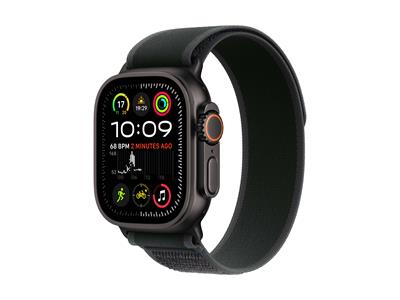 Apple Watch Ultra 2 GPS + Cellular 49mm Black Titanium Case with Black Trail Loop - M/L