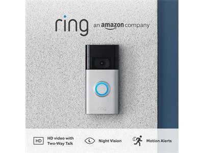 Ring Battery Video Doorbell - Satin Nickel