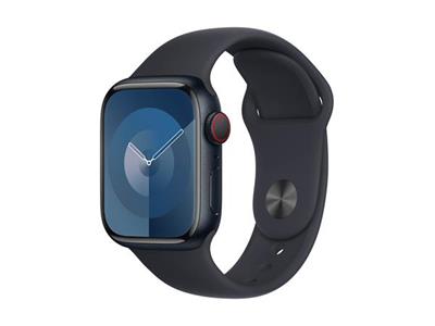 Apple Grade A Watch Series 9 GPS + Cellular 41mm Midnight Aluminium Case /  Midnight Sport Band M/L