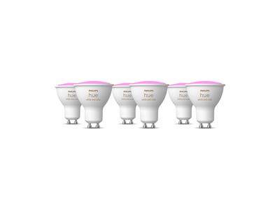Philips Hue 4.2W GU10 Tunable Smart LED 6-Pack Bulbs