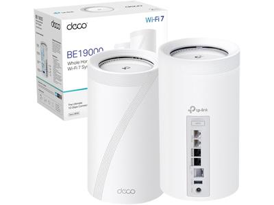 TP LINK BE19000 Whole Home Mesh Wi-Fi 7 System(Tri-Band)(2-pack)
