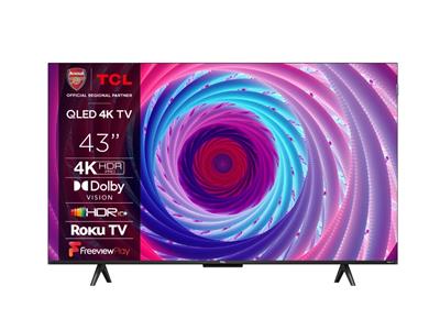 TCL 43" Roku TV Smart 4K Ultra HD HDR QLED TV
