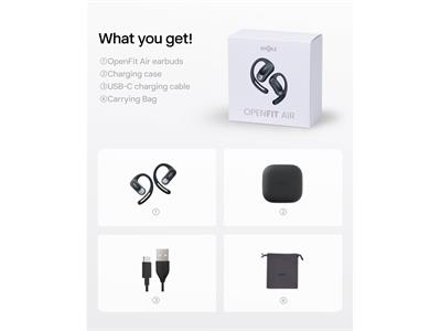 Shokz OpenFit Air Black