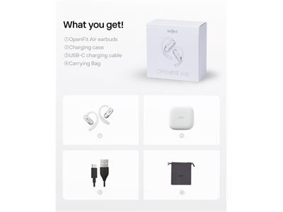 Shokz OpenFit Air White