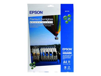 Epson Premium - semi-gloss photo paper - 20 sheets - A4