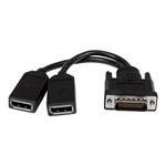 StarTech.com 8in LFH 59 Male to Dual Female DisplayPort DMS 59 Cable