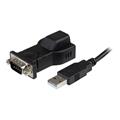 StarTech.com 1 Port USB to RS232 DB9 Serial Adapter with Detachable 6ft USB A to B Cable