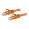 StarTech.com Cat6 patch cable with snagless RJ45 connectors 1M Orange