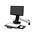 Ergotron 45-266-026 StyleView Sit-Stand Combo Arm