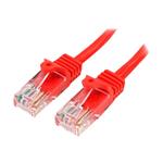 StarTech.com Cat5e Patch Cable with Snagless RJ45 Connectors 1m - Red