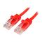 StarTech.com Cat5e Patch Cable with Snagless RJ45 Connectors 1m - Red