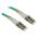 Cables Direct 1M LC-LC 50/125 MMD OM3 Cable - Aqua