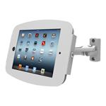 Maclocks iPad Space Enclosure with Swing Arm Wall Mount - White