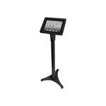 Maclocks iPad Executive Kiosk With Adjustable Floor Stand - Black