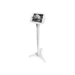 Maclocks iPad Mini Space Kiosk With Adjustable Floor Stand - White