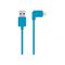 Belkin 90° Angled 2.4amp Lightning Sync charge cable for Apple - Blue