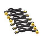 APC Power Cord Kit (6 ea) Locking C13 to C14 (90 Degree)  1.2m