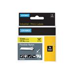 DYMO Flexible Nylon Tape - Black on Yellow - 1.2cm x 3.5m 1 roll