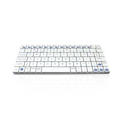 Ceratech Sleek Rechargeable Bluetooth Keyboard - Apple Layout - White