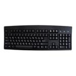 Ceratech Euro Keyboard -  USB/PS2  Russian Black