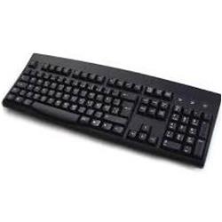 Ceratech Euro Keyboard - Swedish USB/PS2 Black