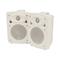 QTX Amplified Stereo Speaker Speaker 2 x 20w White