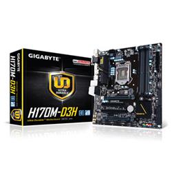 Gigabyte GA-H170M-D3H Intel H170 S1151 DDR4 M.2 USB3.0 Micro ATX