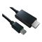 Cables Direct 2m Mini Display Port (M) - HDMI (M) B/Q 80 - Black