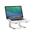 Griffin Elevatored - Notebook stand - brushed aluminum