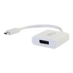 C2G USB C to DisplayPort Adapter Converter 4K - White