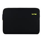 Techair 15.6" Black Slip Case With Yellow Lining