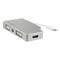 StarTech.com USB C Multiport Video Adapter with HDMI, VGA, Mini DisplayPort or DVI, USB Type C Monitor Adapter to HDMI 1.4 or mDP 1.2 (4K), VGA or DVI (1080p), Silver Aluminum Adapter - 4-in-1 USB-C Converter (CDPVGDVHDMDP) - adapter - Mini DisplayPort / HDMI / DVI / VGA - 10.5 cm