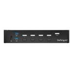 StarTech.com 4-Port DisplayPort KVM Switch With Built-in USB 3.0 Hub - Rack-Mountable