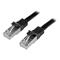 StarTech.com 1m Black Cat6 / Cat 6 Shielded (SFTP) Patch Cable