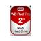 WD 2TB Red Pro NAS Hard Drive 3.5" SATA 6Gb/s 7200RPM 64MB