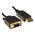 Cables Direct 3m DisplayPort to HD15 VGA M-M Cable Black B/Q 50