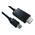 Cables Direct 1m Mini DisplayPort to HDMI M-M Cable Black - B/Q 160