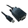 Cables Direct 1m Mini DisplayPort to VGA M-M Cable Black - B/Q 100