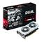 Asus AMD Radeon RX460 DUAL 2GB GDDR5 PCIe3.0 Graphics Card