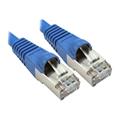 Cables Direct - Patch cable - RJ-45 (M) to RJ-45 (M) - 25 cm - SFTP - CAT 6a  - Blue