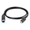 C2G 1m USB 3.1 Gen 1 USB C to USB B Cable M/M – Black