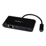 StarTech.com 3PT USB 3.0 C Hub + GbE PD 2.0