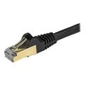 StarTech.com 0.5m Black Cat6a Cable STP