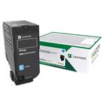 Lexmark Cs/Cx827 Cyan Return Program Toner Cartridge 15K