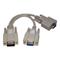 Cables Direct 20CM HD15M-HD15F Monitior Splitter Cable all Lines-Grey