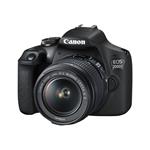 Canon EOS 2000D SLR Black Camera inc EF-S 18-55mm IS II Lens Kit (24MP, 3.0", WiFi)