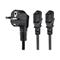 StarTech.com 2m Power Cord Schuko CEE7 to 2x C13 - EU