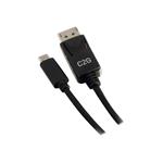 C2G 3.7m (12ft) USB C to DisplayPort Adapter Cable 4K - Black