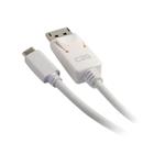 C2G 1.8m (6ft) USB C to DisplayPort Adapter Cable 4K - White