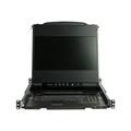 StarTech.com 17" Dual Rail Rackmount KVM Console with 1080p